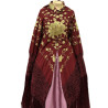 MANTÓN DE MANILA GRANATE-ORO
