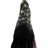 MANTÓN DE MANILA NEGRO-PLATA
