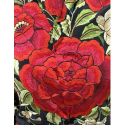 MANTÓN DE MANILA NEGRO-COLORES