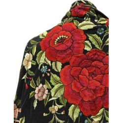 MANTÓN DE MANILA NEGRO-COLORES