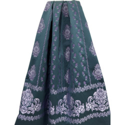 TELA GRECA AZUL AGUA MORADO