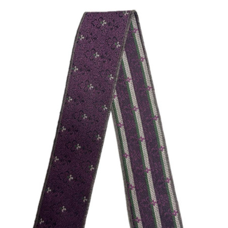 CINTA MORADA FLOR BLANCA