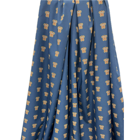 TELA ALGODÓN AZUL CACHEMIRES