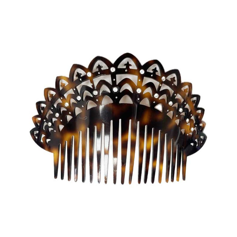 PEINETA IMITACIÓN CAREY BRILLOS