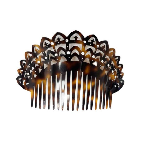 PEINETA IMITACIÓN CAREY BRILLOS