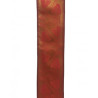 cinta de seda rojo-oro