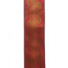 cinta de seda rojo-oro