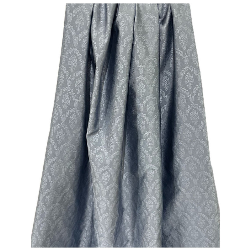 TELA TAFETÁN LABRADO AZUL PLOMO