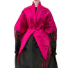 MANTÓN DE SEDA FUCSIA-FUCSIA