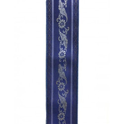 cinta de seda azul-cobre