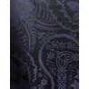 PAÑUELO SEDA NEGRO- AZUL MARINO