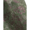 TELA BROCHADO VERDE-ROSA