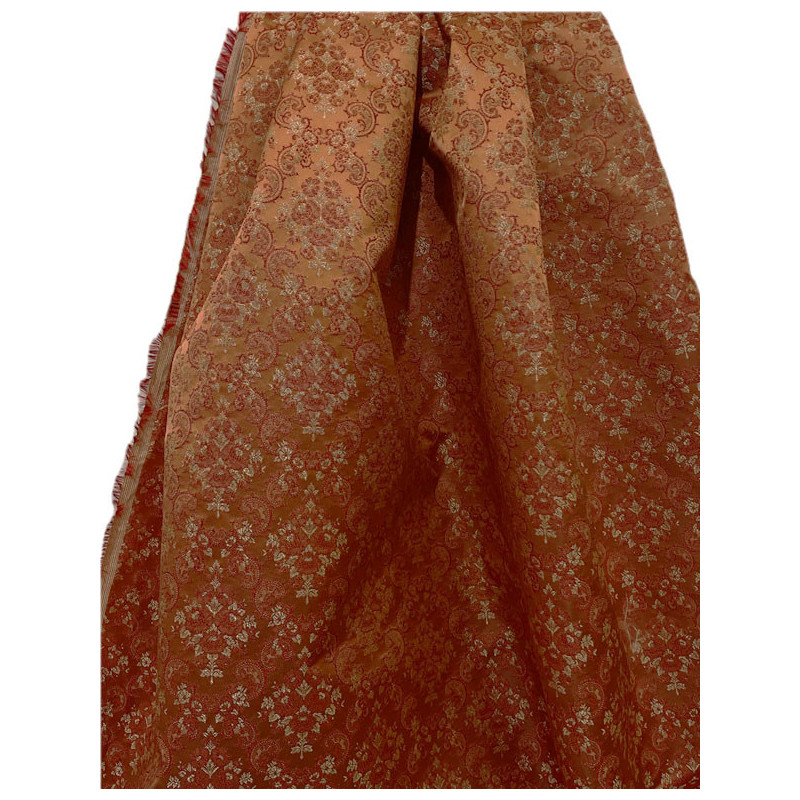TELA BROCHADO NARANJA-CALDERO