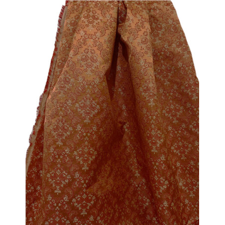 TELA BROCHADO NARANJA-CALDERO
