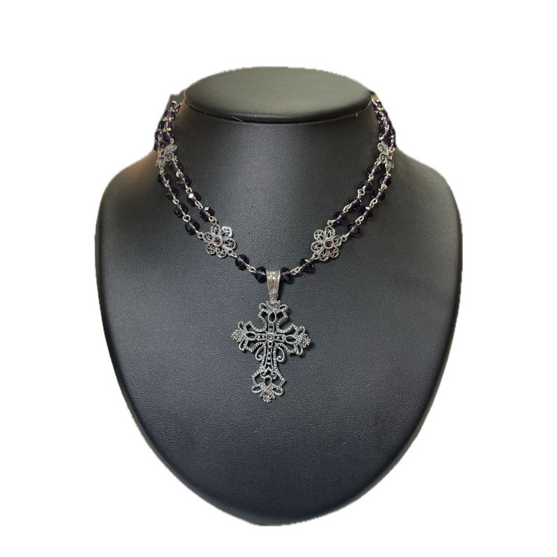 COLLAR O RECORCILLA PLATA AMATISTA