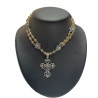 COLLAR O RECORCILLA PLATA AMBAR