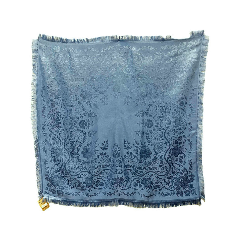 PAÑUELO SEDA AZUL-AZUL