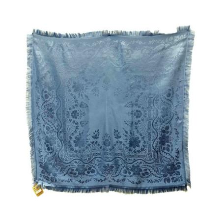 PAÑUELO SEDA AZUL-AZUL