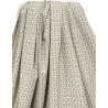 TELA BEIGE FLOR NEGRA