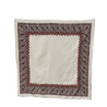 MANTÓN ESTAMPADO TRACERIA LISO BEIGE