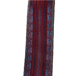 CINTA AZUL LISTA GRANATE