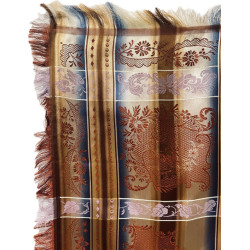 PAÑUELO DE SEDA ORO-COBRE