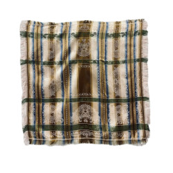 PAÑUELO DE SEDA COBRE-BEIGE