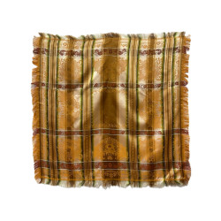 PAÑUELO DE SEDA COBRE-COBRE
