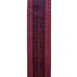 cinta de seda roja-azul