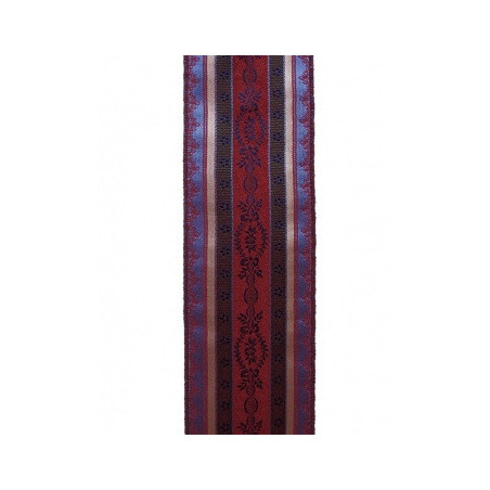 cinta de seda roja-azul