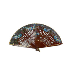 ABANICO NOGAL FLORES