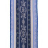 cinta de seda azul-plata