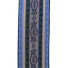cinta de seda azul-plata