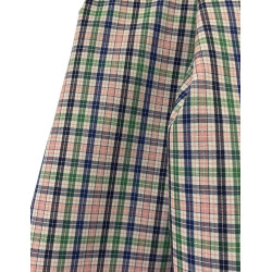 TELA CUADROS AZULONES Y ROSA