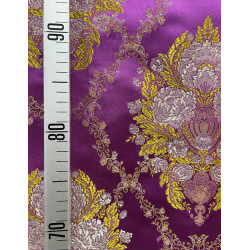 RETAL TELA FUCSIA-DORADA