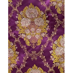 RETAL TELA FUCSIA-DORADA