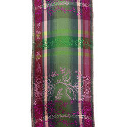 CINTA FUCSIA CUADROS