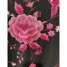MANTÓN MANILA NEGRO-FUCSIA