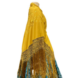 MANTÓN MANILA MOSTAZA AL TONO