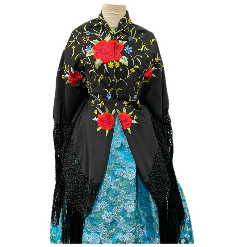 MANTÓN MANILA NEGRO COLORES