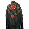 MANTÓN MANILA NEGRO COLORES