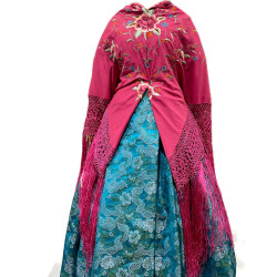 MANTÓN MANILA FUCSIA COLORES