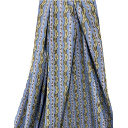 TELA ESTAMPADA AZUL-OCRE