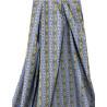 TELA ESTAMPADA AZUL-OCRE