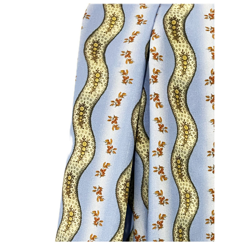 TELA ESTAMPADA AZUL-OCRE