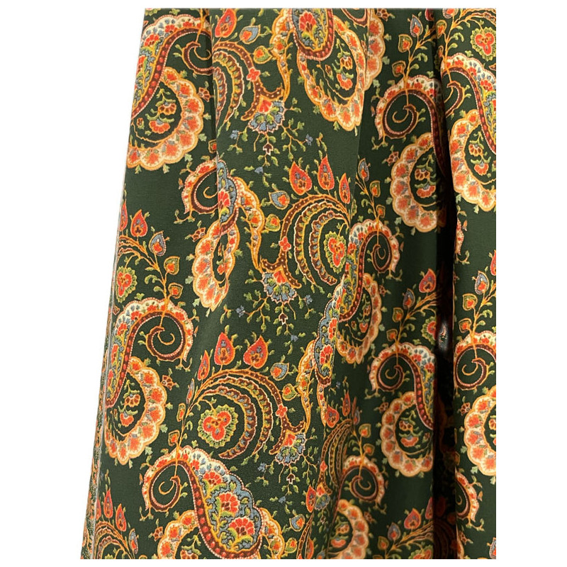 TELA ESTAMPADA VERDE CACHEMIRES