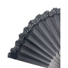 ABANICO PERICÓN NEGRO BLONDA