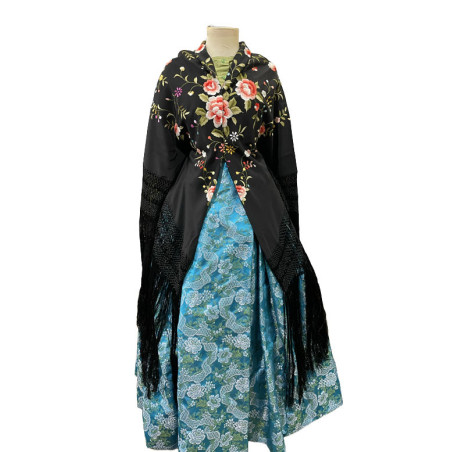 MANTÓN MANILA NEGRO COLORES
