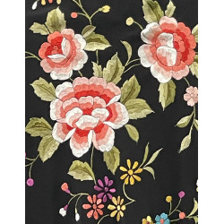 MANTÓN MANILA NEGRO COLORES
