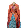 MANTÓN MANILA AZUL PLOMO COLORES